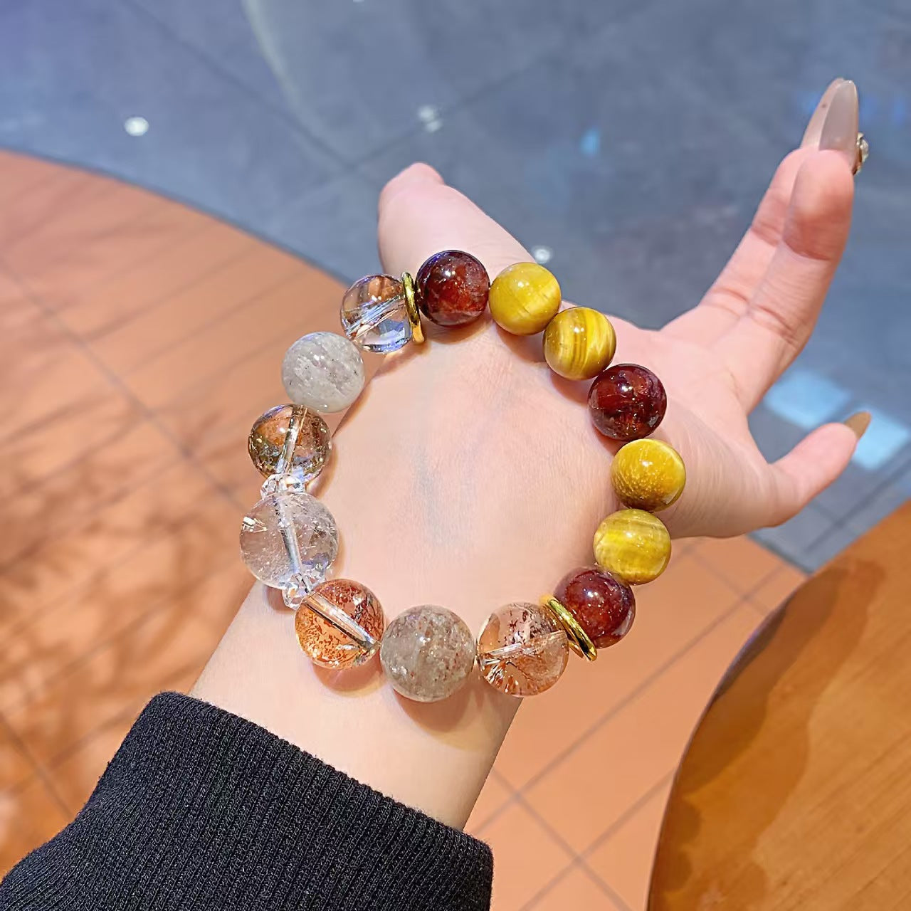 Golden Fire Rutilated Quartz Bracelet