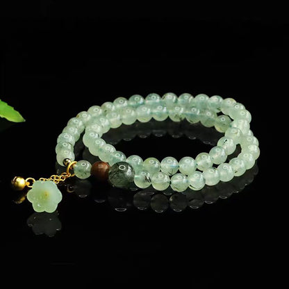 Natural Prehnite Crystal Bracelet