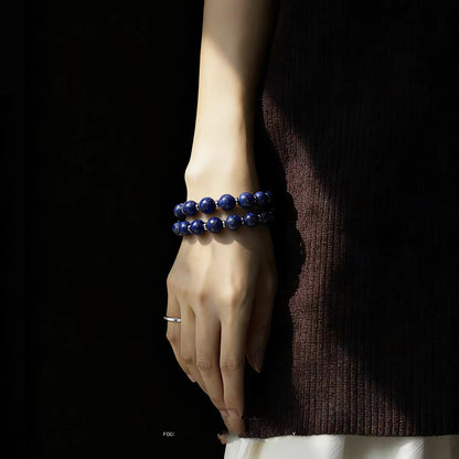 Lapis Lazuli Double Strand Bracelet