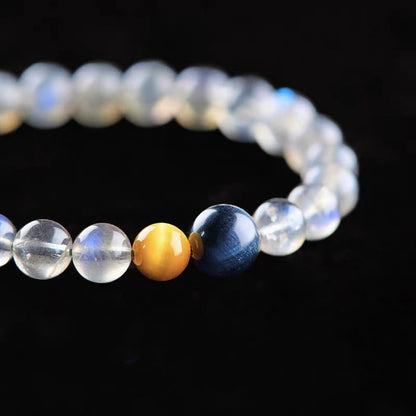 Blue Moonstone Crystal Bracelet
