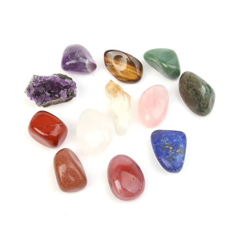 Chakra Crystal Energy Box – 12 Natural Gemstones