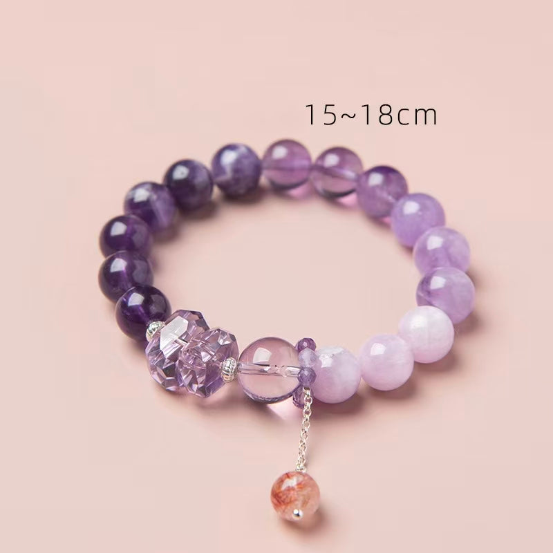 Natural Amethyst Fire Element Bracelet