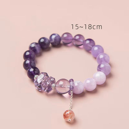 Natural Amethyst Fire Element Bracelet