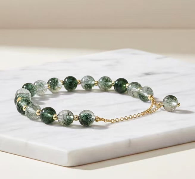 Moss Agate Harmony Bracelet