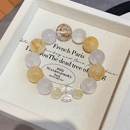 Golden Quartz Abundance Bracelet