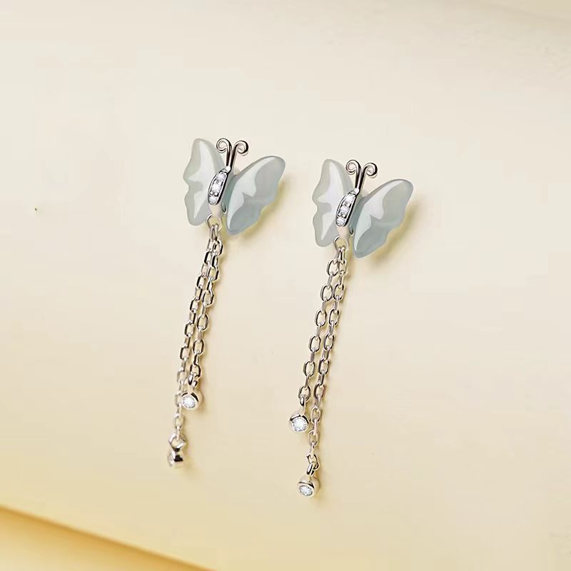 Rose Quartz Crystal Drop Earrings