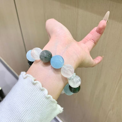 Sea Breeze Aquamarine Crystal Bracelet