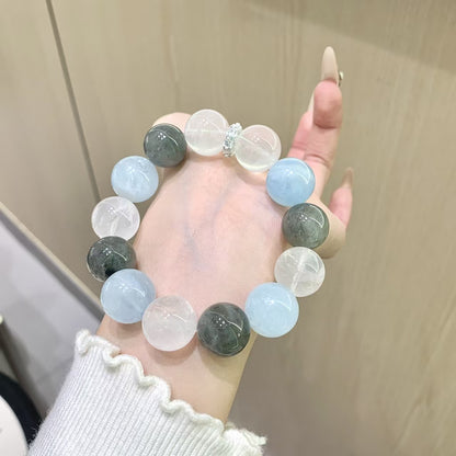 Sea Breeze Aquamarine Crystal Bracelet