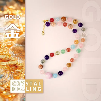 Colorful Natural Crystal Necklace