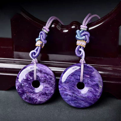 Charoite Peace Amulet Pendant