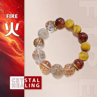 Golden Fire Rutilated Quartz Bracelet