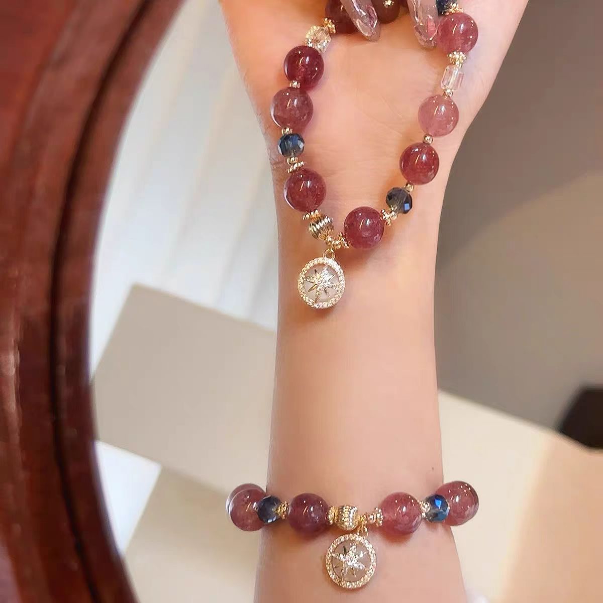 Strawberry Quartz  Bracelet