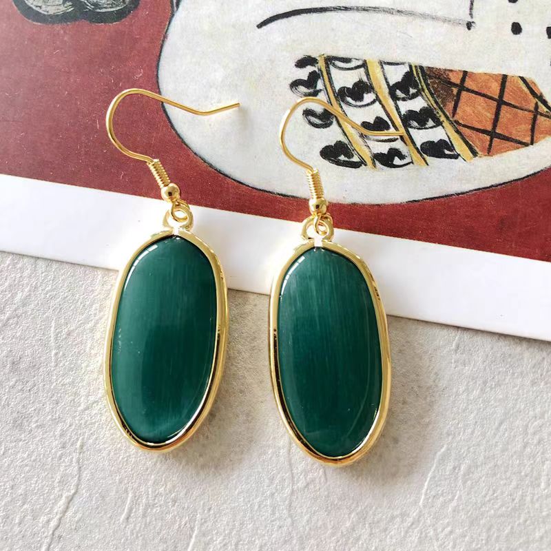 White Howlite Crystal Earrings