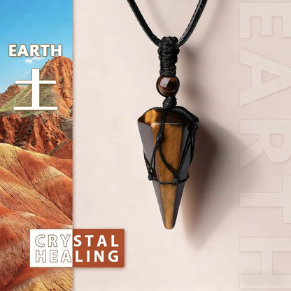 Natural Amethyst Hexagonal Crystal Pendant