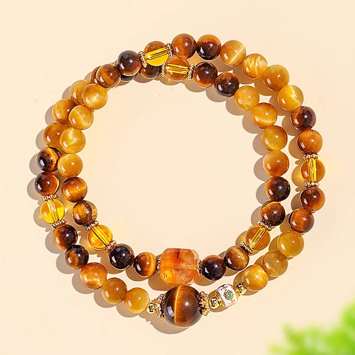 Natural Golden Tiger Eye  Bracelet