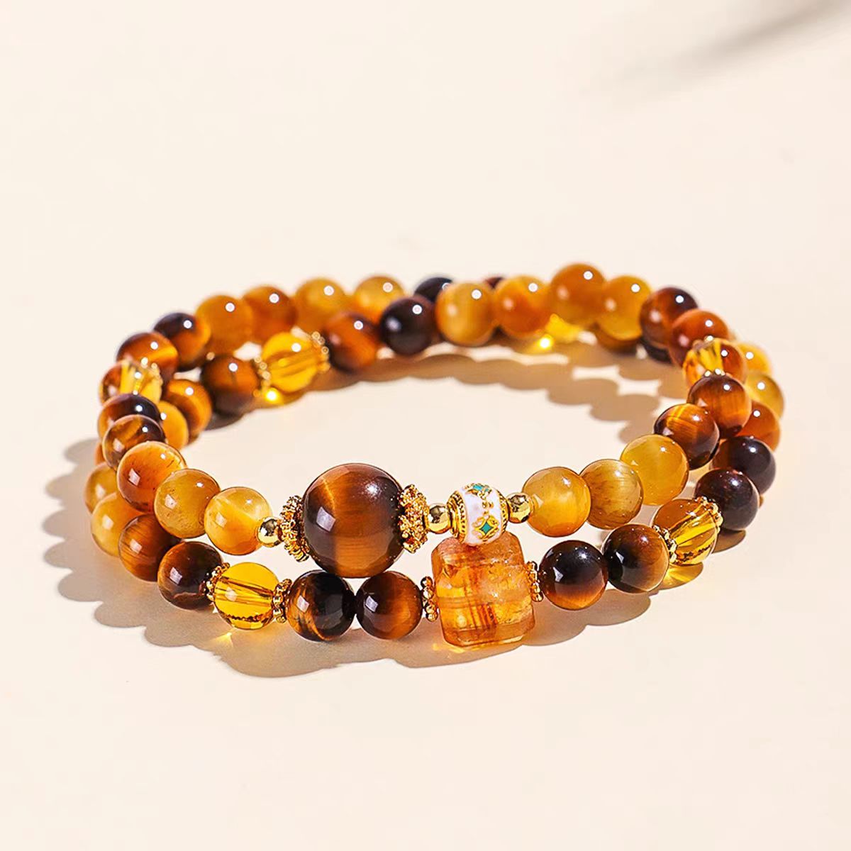 Natural Golden Tiger Eye  Bracelet
