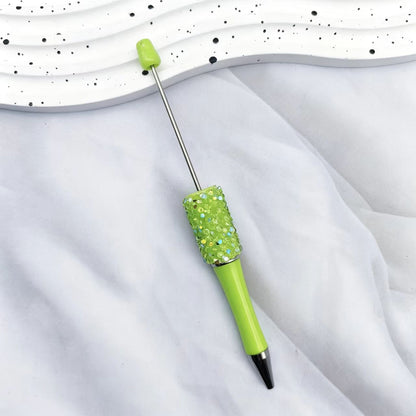 12Pcs DIY Diamond Beadable Pen -  Plastic Rhinestone Beaded Pens  - Fancy Cute Glitter Pens for Crafting – School Supplies, Office Item