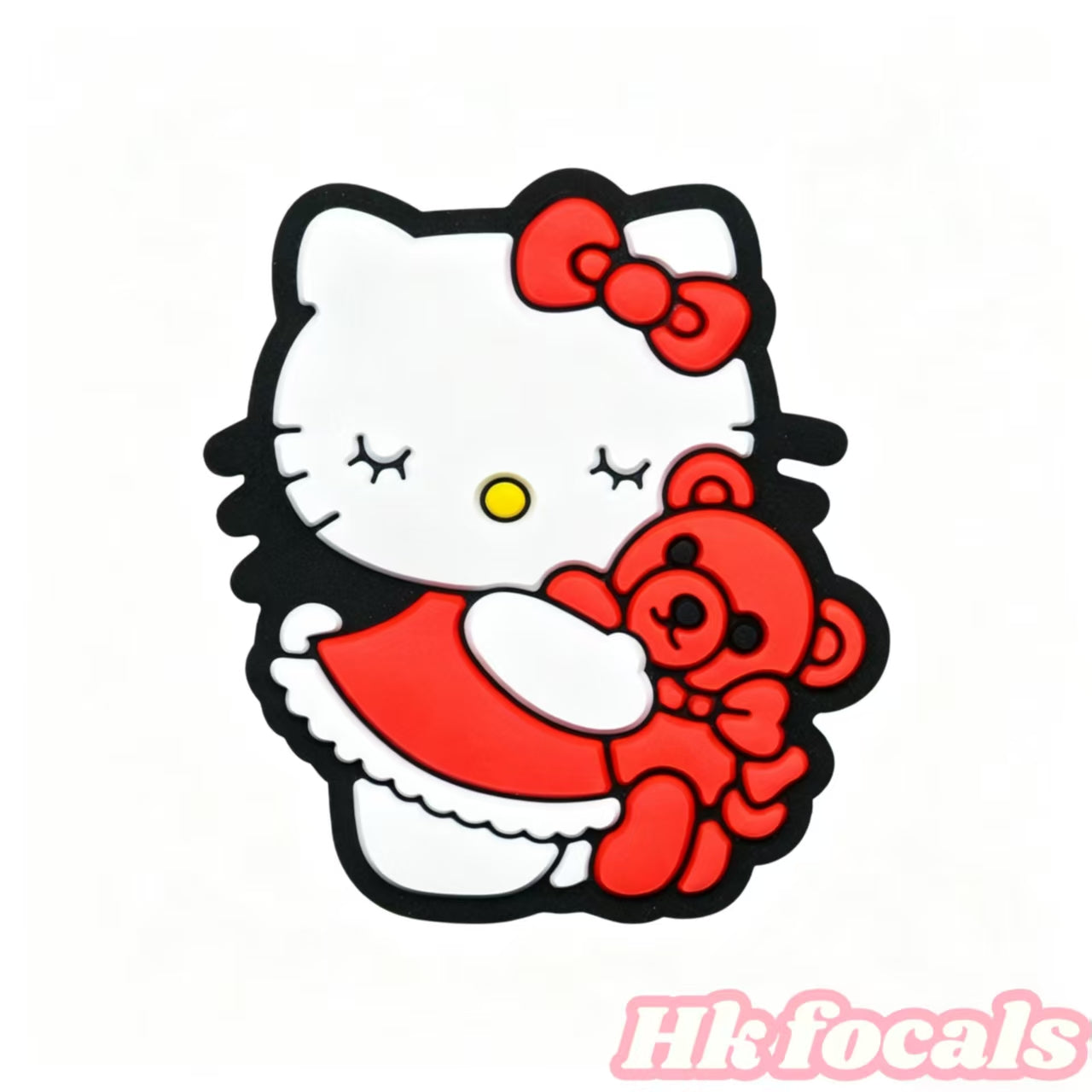 Kawaii Cartoon Kitty Silicone Focal Beads 🐱 | DIY Pacifier Clips, Keychains & Jewelry Making Supplies (Mixed Designs)20 pcs