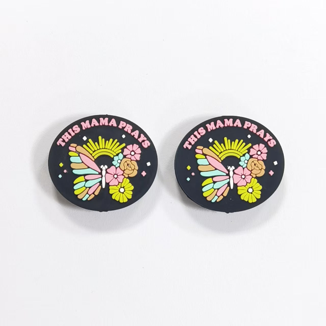 New Silicone Mother's Day Beads – 30mm Focal Drop Resin Beads for DIY Jewelry, Pens, Keychains & Craft Supplies