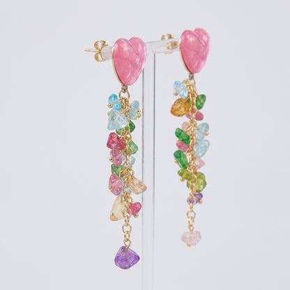 Candy Bloom Drop Earrings