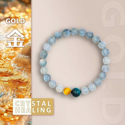 Blue Moonstone Crystal Bracelet