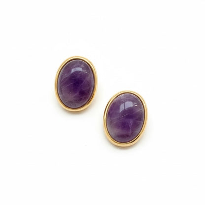 Amethyst Energy Drop Earrings