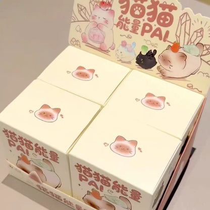 🐾 Cat Energy Crystal Secret Box – Desk Decor Series
