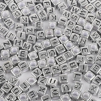 Square Acrylic Letter & Number Beads | SoulstoneHouse