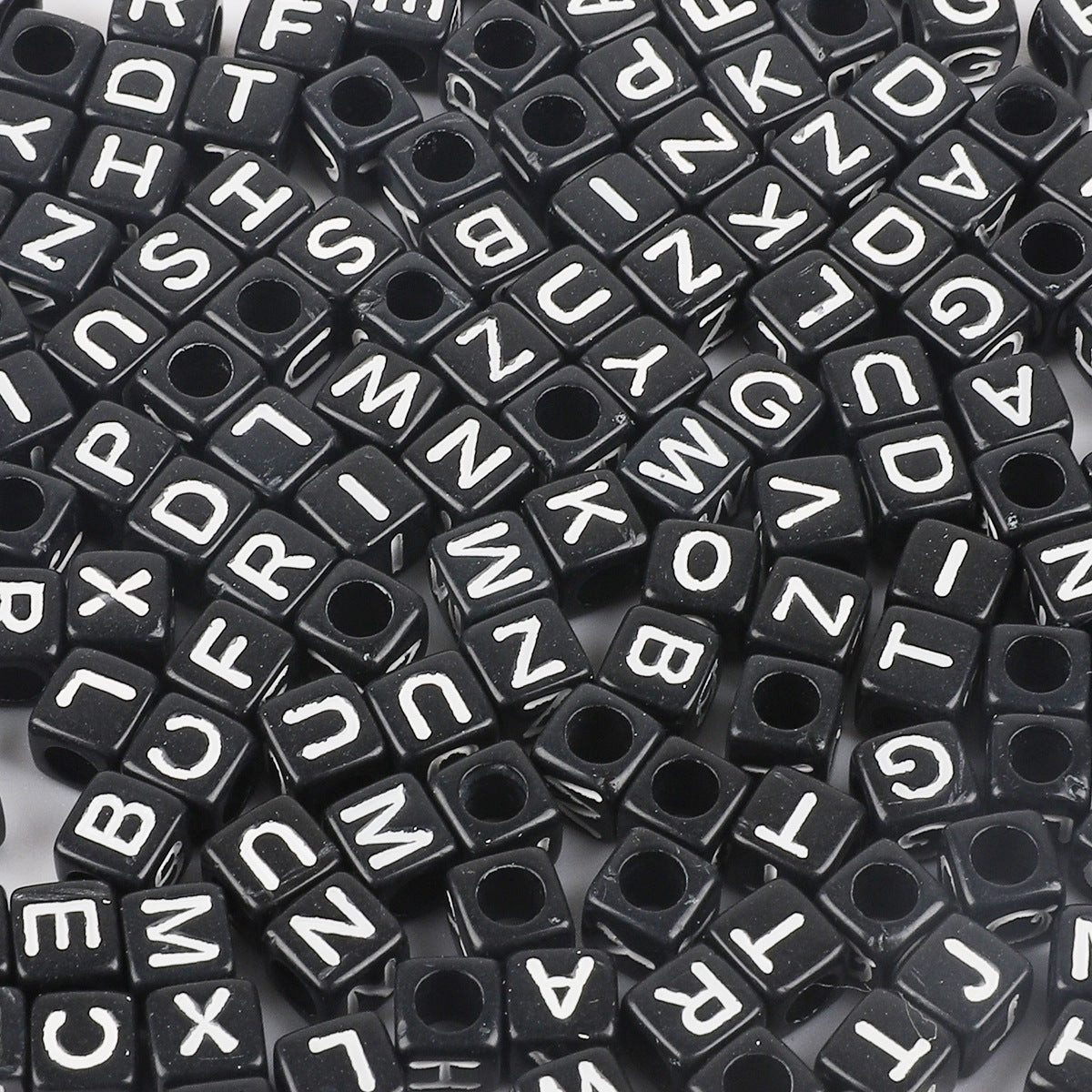 Square Acrylic Letter & Number Beads | SoulstoneHouse