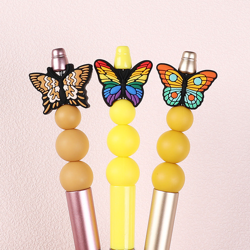 Butterfly Silicone Beads for Kids DIY Jewelry Making – Colorful Insect Focal Beads for Bracelets, Crafts & Accessories（20pcs)