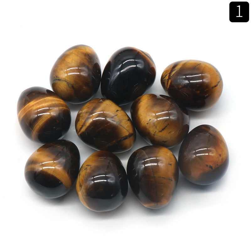The Genesis Collection: 20mm Mini Natural Crystal & Agate Eggs | Spiritual Home Decor & Easter Energy Gifts