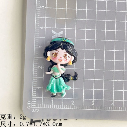 Mini Snow Princess Resin Charm for DIY Phone Cases and Accessories