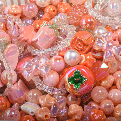 Acrylic loose beads DIY mobile phone chain bag chain beading accessories material
