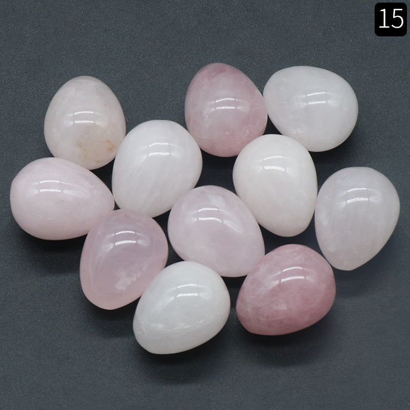 The Genesis Collection: 20mm Mini Natural Crystal & Agate Eggs | Spiritual Home Decor & Easter Energy Gifts
