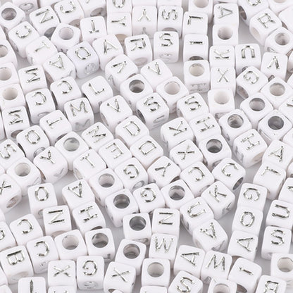 Square Acrylic Letter & Number Beads | SoulstoneHouse