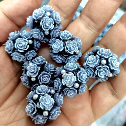 Rose Rhinestone Bead Charm for DIY Jewelry & Hanging Decor