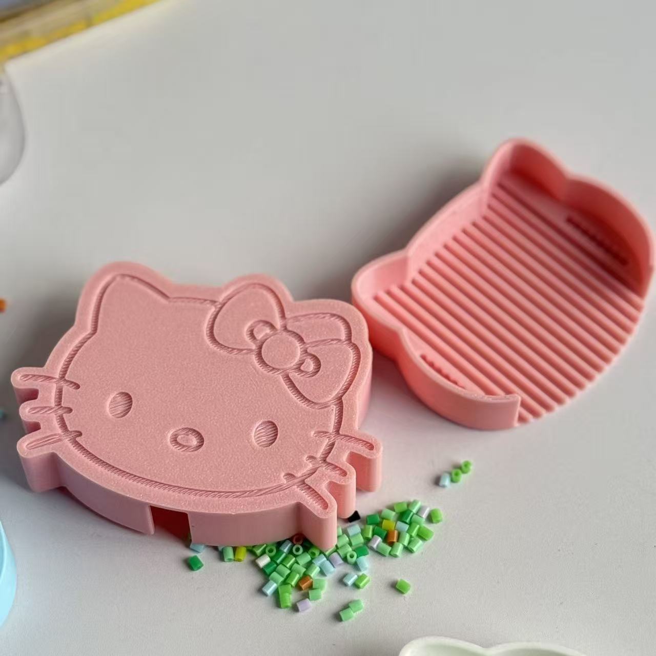 Kawaii Kitty Fuse Beads Tool Kit – Cute DIY Craft Set & Gift for Girls