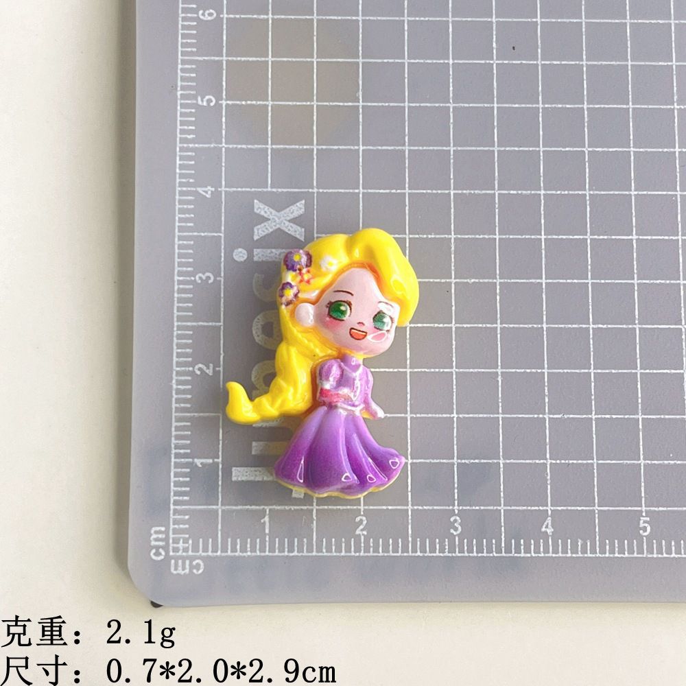 Mini Snow Princess Resin Charm for DIY Phone Cases and Accessories