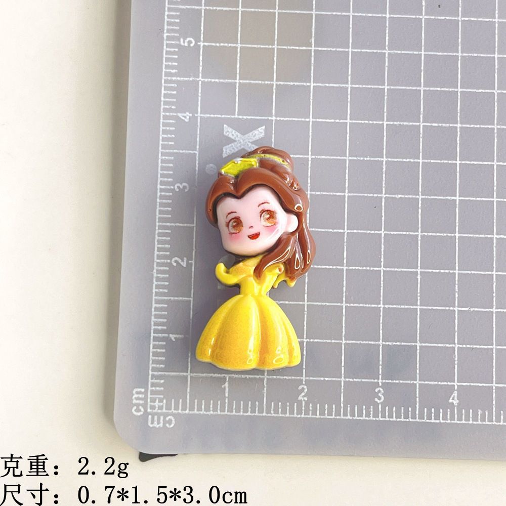Mini Snow Princess Resin Charm for DIY Phone Cases and Accessories
