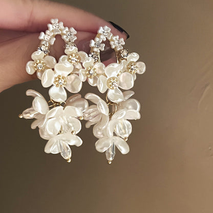Bloom Cascade Handmade-Style Earrings