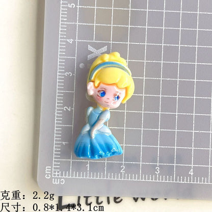 Mini Snow Princess Resin Charm for DIY Phone Cases and Accessories