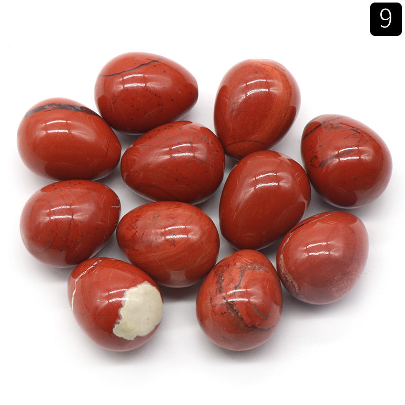 The Genesis Collection: 20mm Mini Natural Crystal & Agate Eggs | Spiritual Home Decor & Easter Energy Gifts