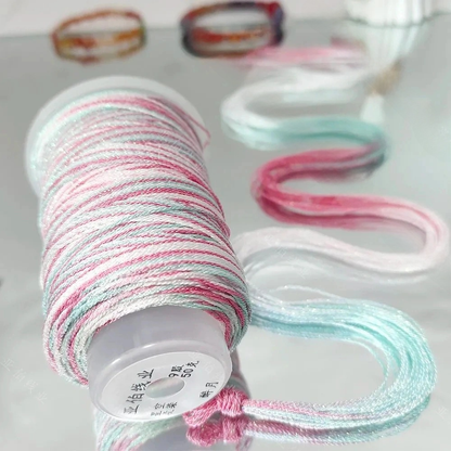 Pastel Shimmer Beading Cord — DIY Bracelet String (Color Options)