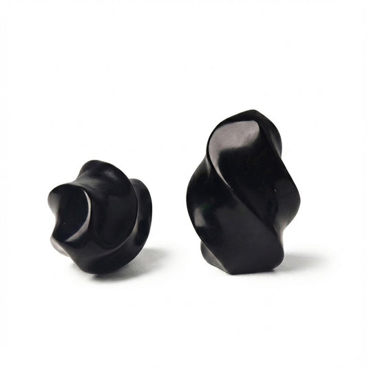 Black Obsidian Flame Sculpture