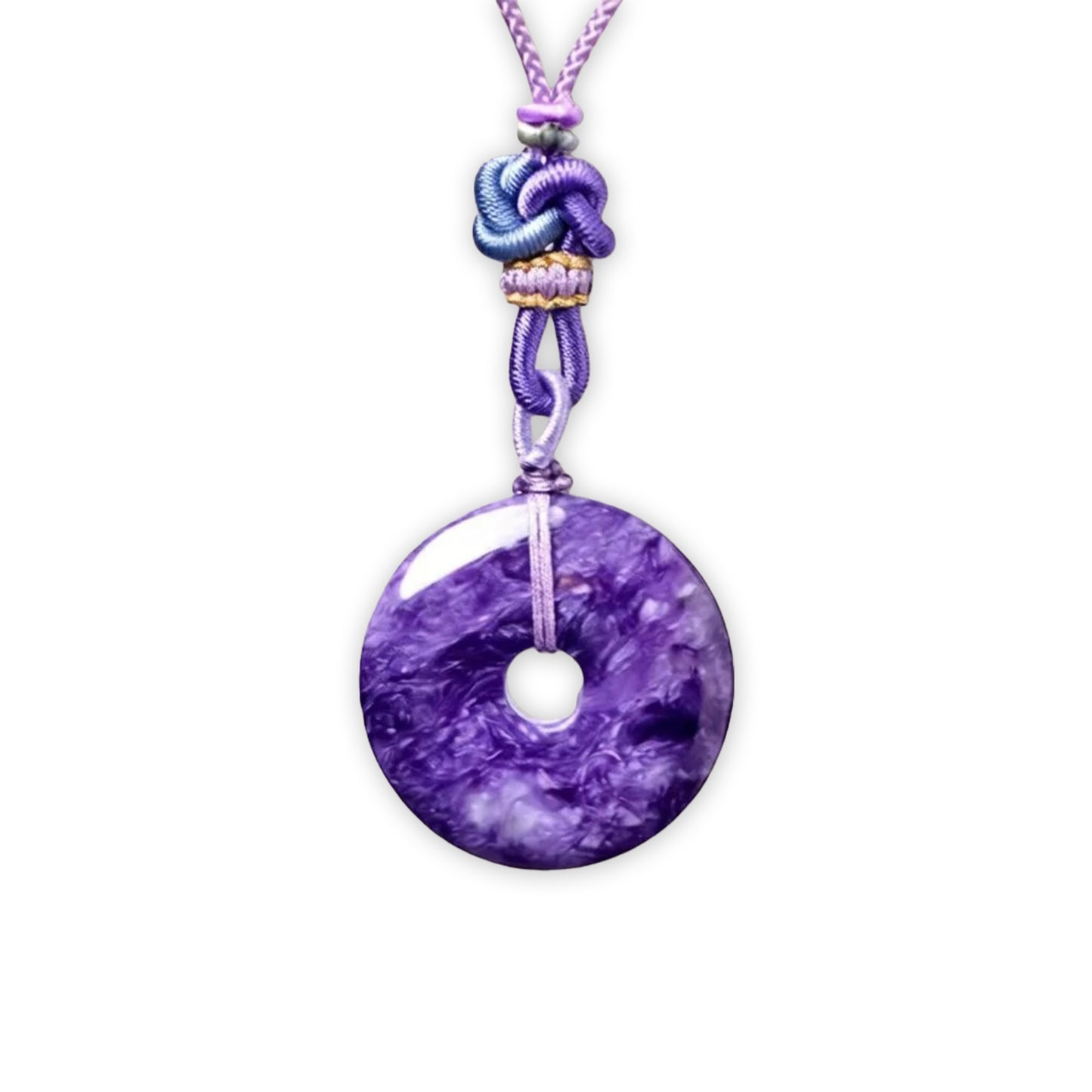 Charoite Peace Amulet Pendant