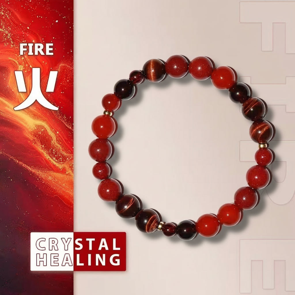 Crimson – Red Tiger Eye Bracelet