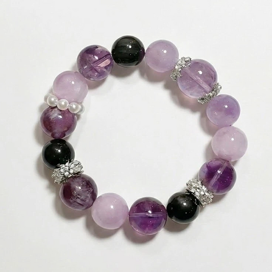 Amethyst & Rose Quartz Harmony Bracelet