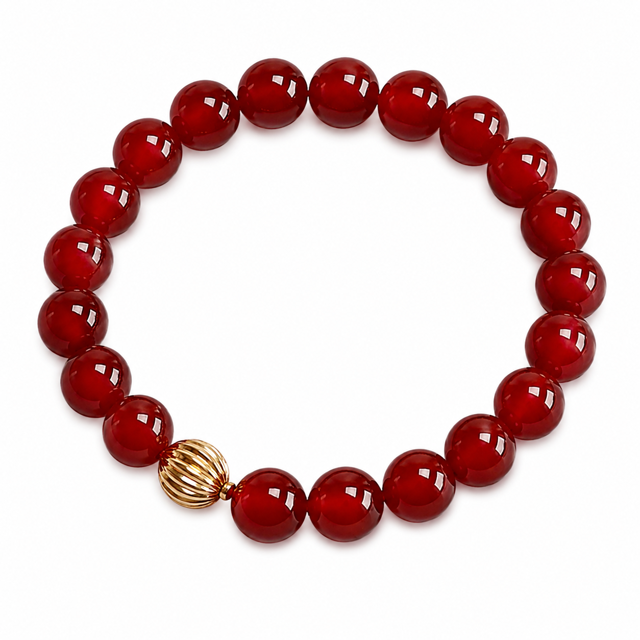 Red Agate Crystal Bracelet